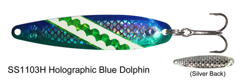 SS Super Slim SS1103H Holographic Blue Dolphin (Glow)