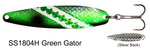 SS Super Slim SS1804H Green Gator (Holographic). Length: 3 5/8" x Width: 3/4"