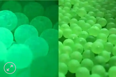 Great Lakes Steelhead Co. Trick Em Beads 10mm Super UV Mint UV Bright