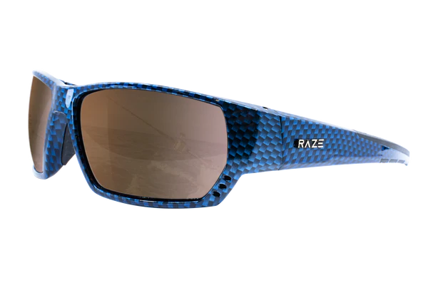 RAZE Eyewear Sonar Blue Carbon Fiber HDP