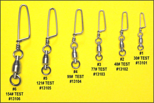 Church Tackle Stainless Steel Ball Bearing Swivles 99#