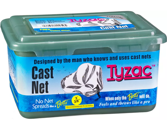 Betts Tyzac Mono Cast Net 3/8-Square 3/4 lb 6 foot SM6-1