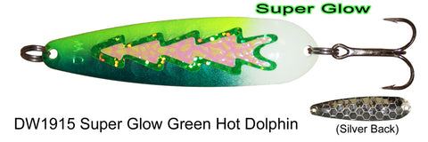 DW Standard Spoon - DW 1915 Super Glow Hot Dolphin(Green)