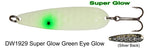 DW Standard Spoon -   DW 1929 Super Glow Green Eye Glow Ghost
