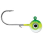 VMC Neon Moon Eye Jig - 1 oz - Green Fire UV 4 count