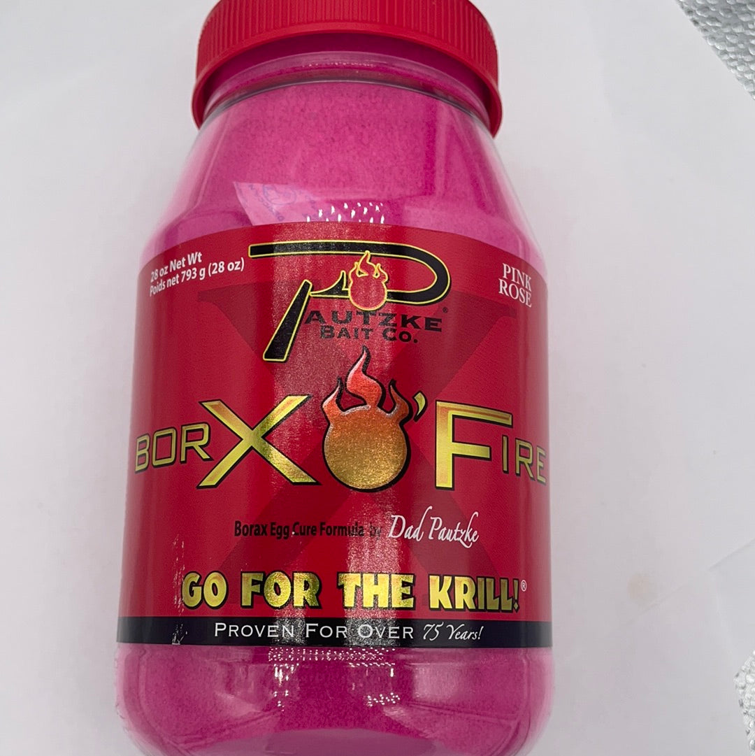 Pautzke Balls O Fire Cure Borxo Pink 28oz