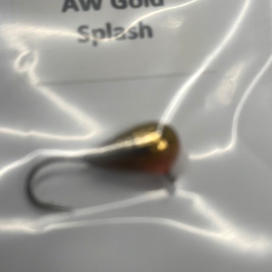 A & W Lures  #5 Tungsten Gold Splash