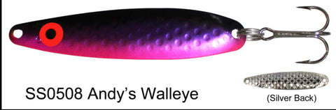 SS Super Slim Spoon SS0508 Andy’s Walleye