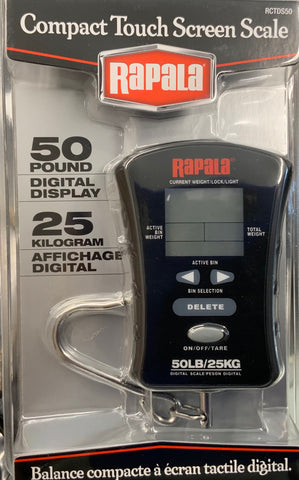 Rapala compact touch screen fishing scale
