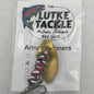 Lutke Tackle Armor Spinner 1/8oz Red w Blk/Wht