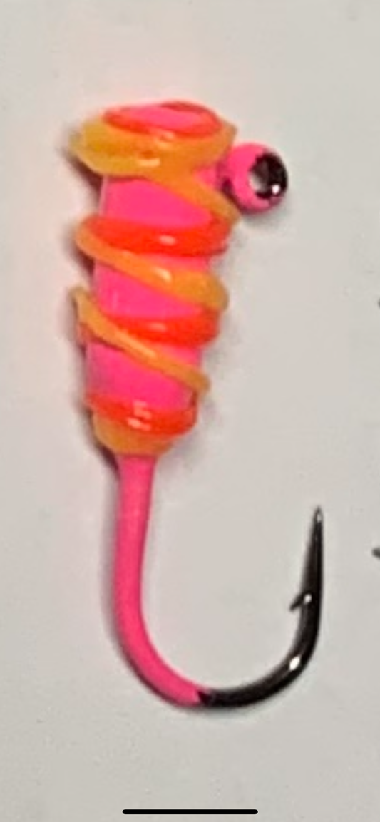 Lutke Tackle Spawn Swirl Tube Jig 2pk
