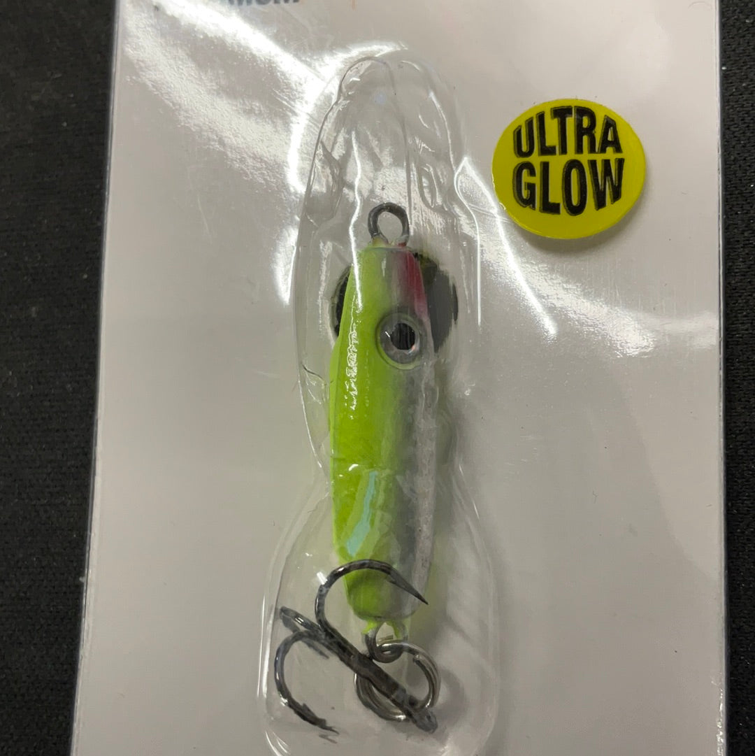 Rattle Spoon 1/16oz Glow Chart Shiner