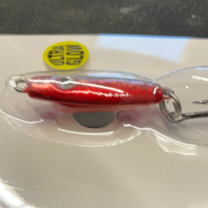Rattle Spoon 1/16oz Glow Red Shiner