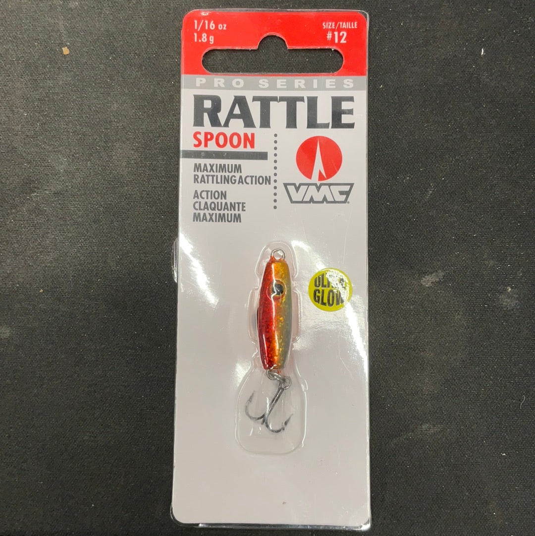 Rattle Spoons Rattle Spoon 1/16oz Glow Gold Fish – Tangled Tackle Co.