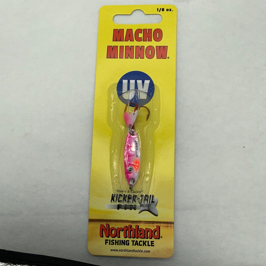 Macho Minnow 1/8oz UV Pink Tiger