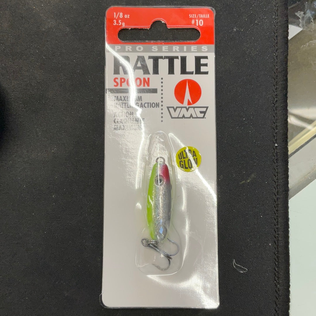 Rattle Spoon 1/8oz. Glow  Chart. Shiner