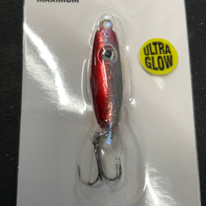 Rattle Spoon 1/16oz Glow Red Shiner