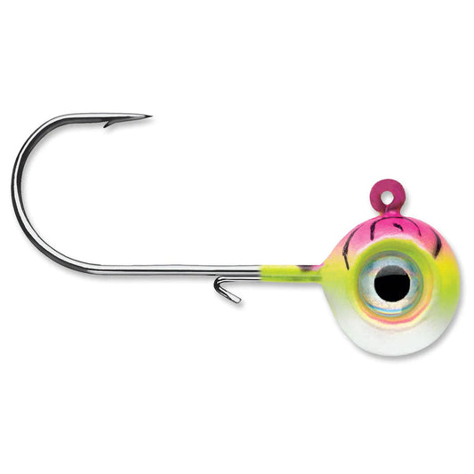 VMC Neon Moon Eye Jig - 3/4 oz - Pink Fire UV 4 count