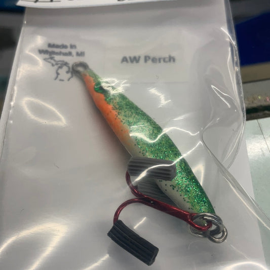 A & W Lures 1/4oz Flutter Spoon Perch