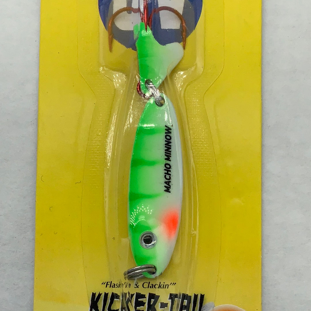 Macho Minnow 1/4oz UV Glow Perch
