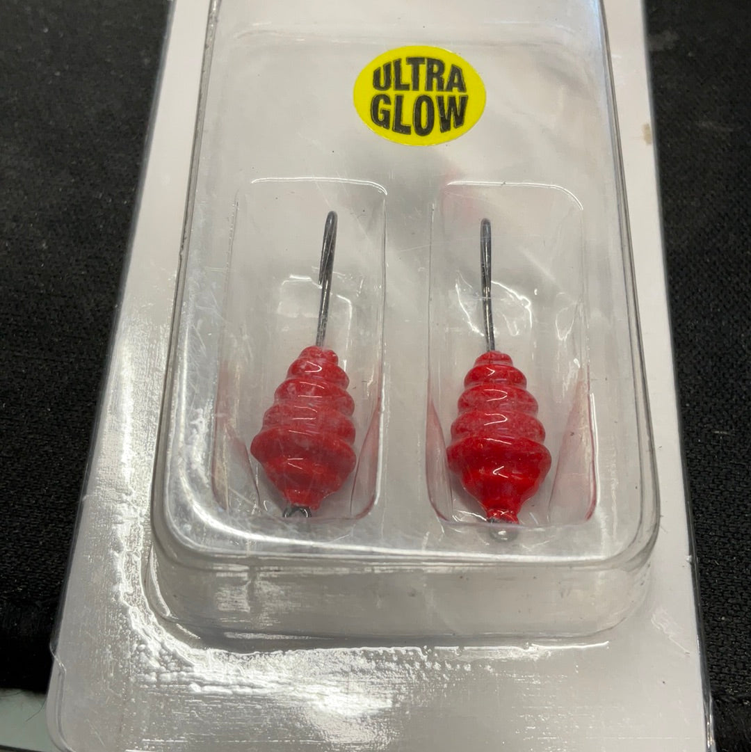 Waxy Jig 1/16oz Glow Red