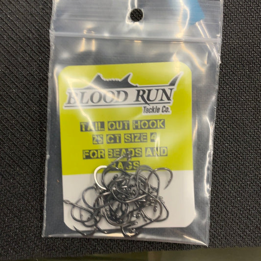 Blood Run 25ct Size 4 Hooks