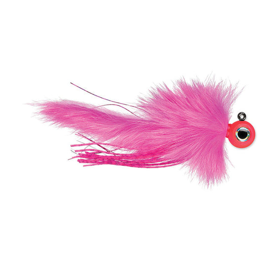 VMC Twitchin' Jig - 1/2 oz - Glow Pink Lady UV