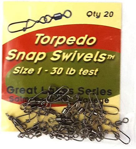 Torpedo 30# Snap Swivel #0