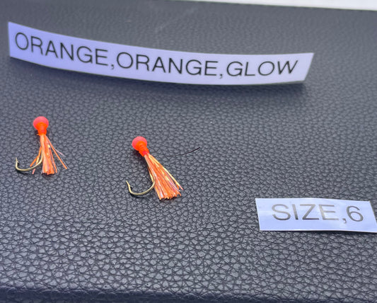 TTC FLY-2pk ORANGE,ORANGE,GLOW  sz6
