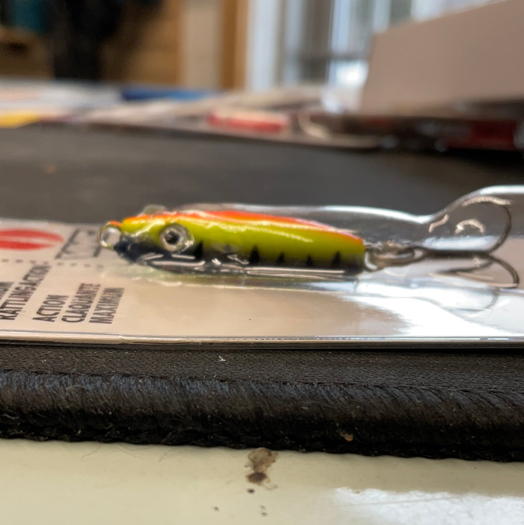 Rattle Spoon 1/8oz Glow Hot Perch