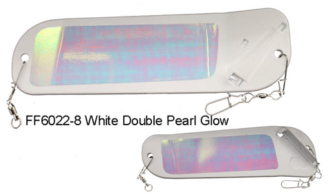 Dreamweaver Paddle Flip Fin Length 8’’ FF76022-8 White Double Pearl Glow