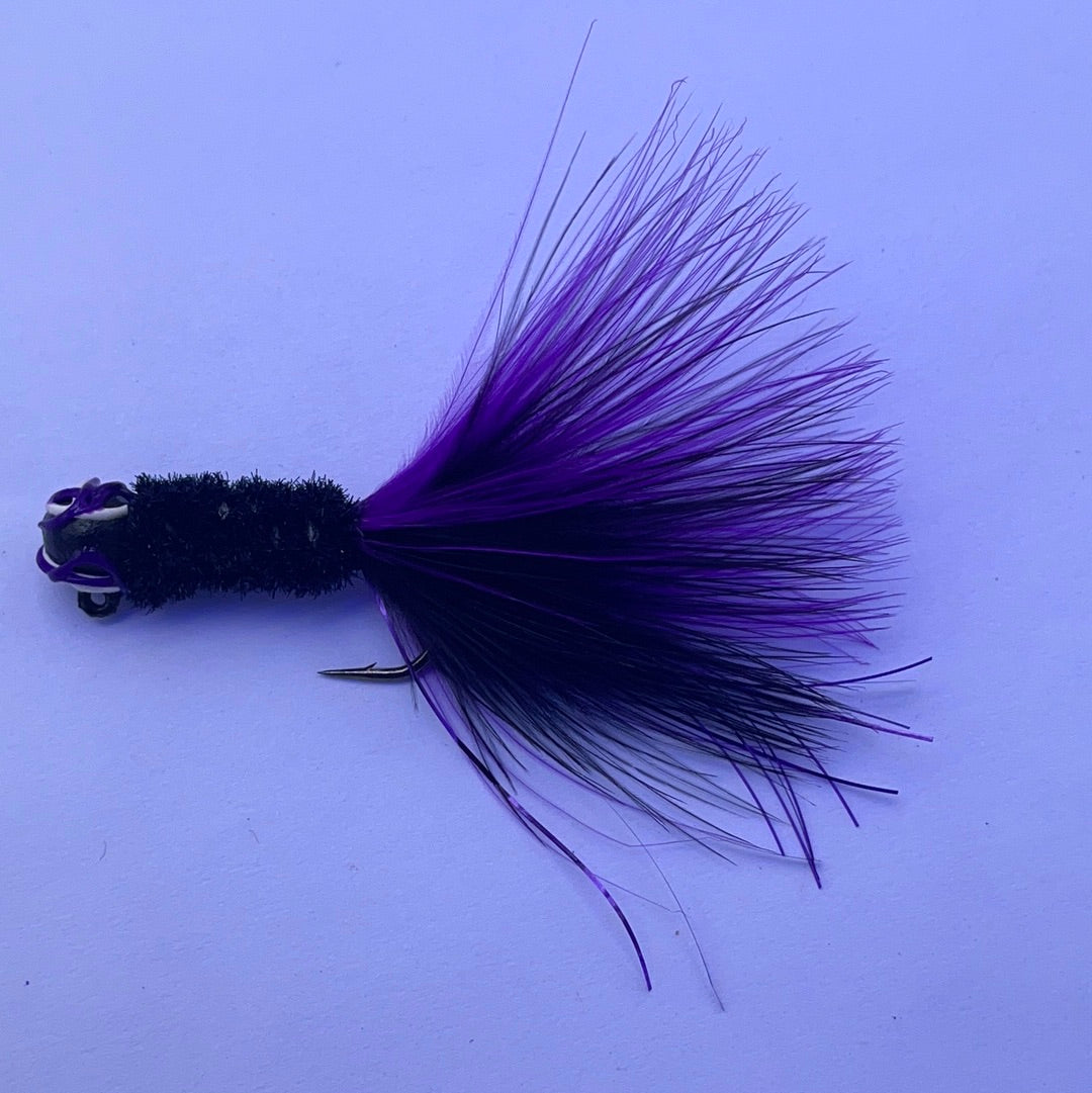 Lutke Tackle Purple Haze Armored Marabou Jig 1/16oz