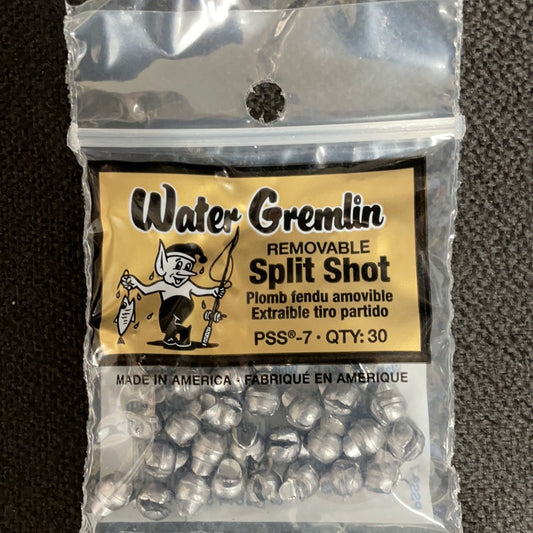 Water Gremlin Removable Split Shot Pouch PSS-7  QTY 30