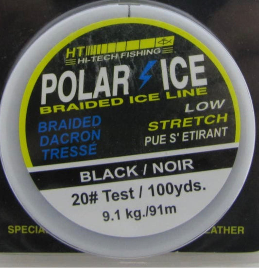 HT IL-1020 Polar No. 20 Ice Braided Line, 100-Yard
