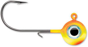 VMC Neon Moon Eye Jig - 3/4 oz - Chartreuse Orange