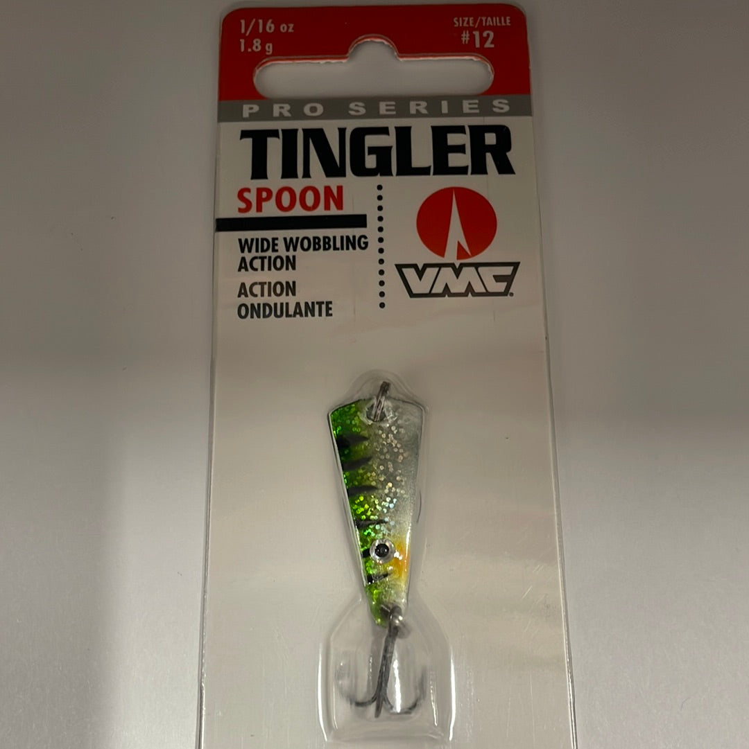 VMC Tingler Spoon 1/16 Yellow Perch