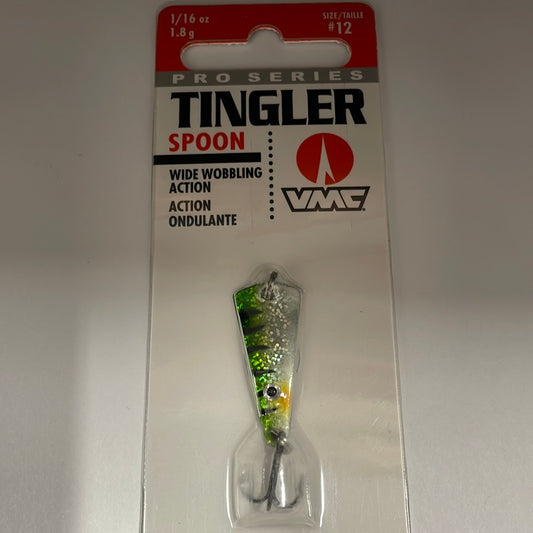 VMC Tingler Spoon 1/16 Yellow Perch