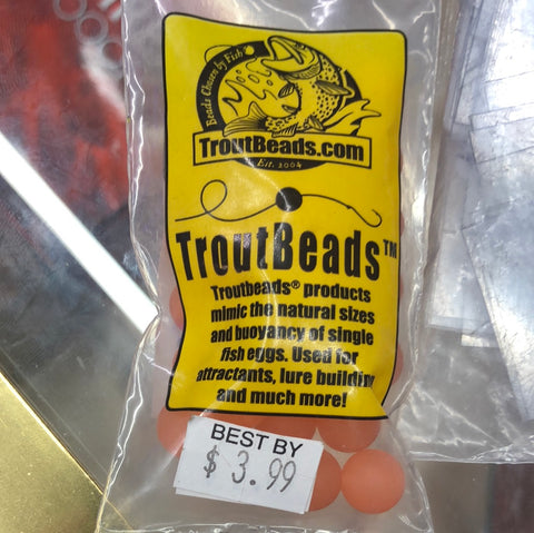 Trout Beads 10mm Glow Roe-30