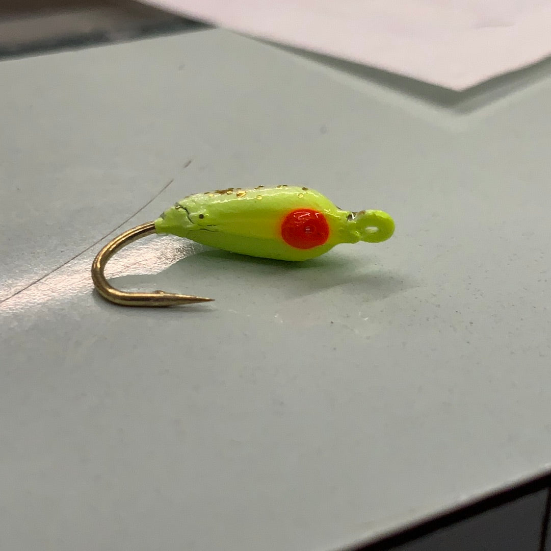 K & E Moon Glow Jig Sz 12 Chartruese Glow