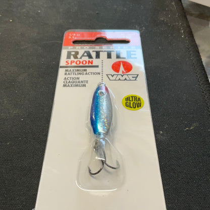 Rattle Spoon 1/8oz Glow Blue Shiner