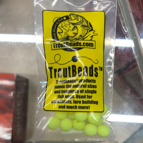 Trout Beads 8mm Chartreuse-40