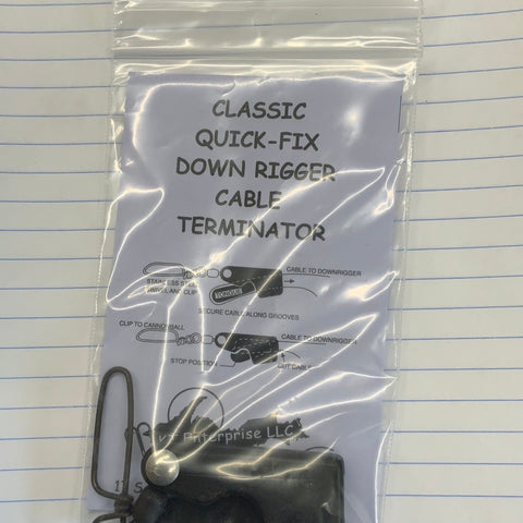 Classic Quick Down Rigger Cable Terminator (Klincher)