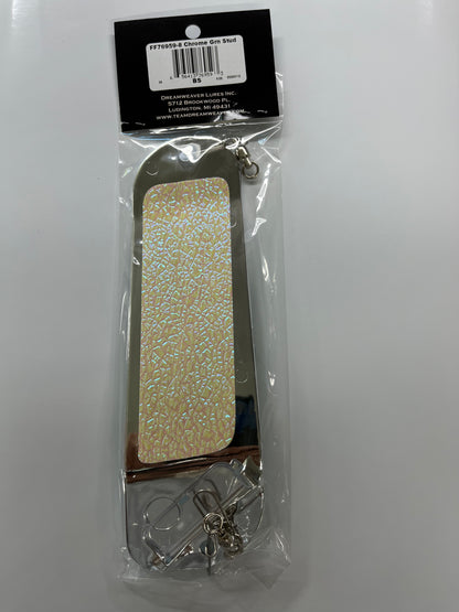 Dreamweaver Paddle Flip Fin Length 8" FF76959-8 Chrome Green Stud
