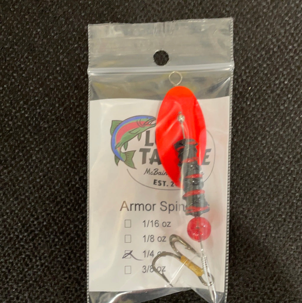 Lutke Tackle Armor Spinner 1/4oz – Tangled Tackle Co