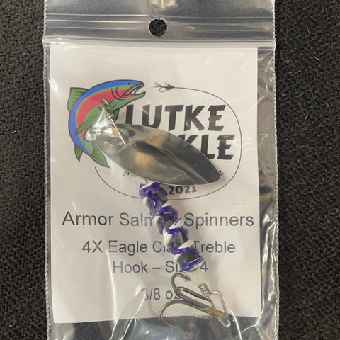 Lutke Tackle  Purple Haze Armor Spinner 3/8oz