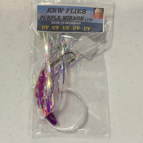 KRW Purple Mirage Trolling FliesTF117P