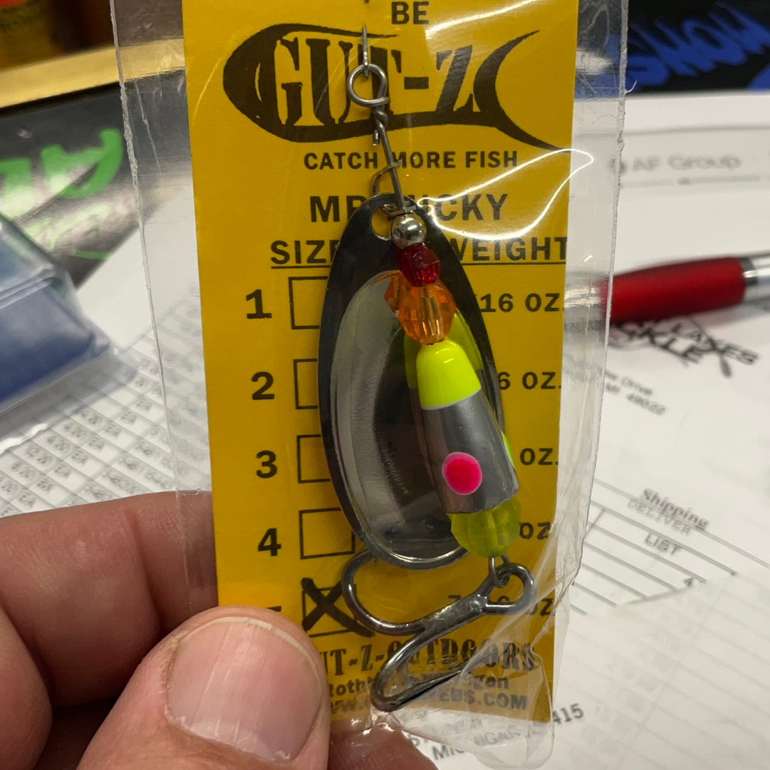 Gut-Z Widow Glow and Silver Head