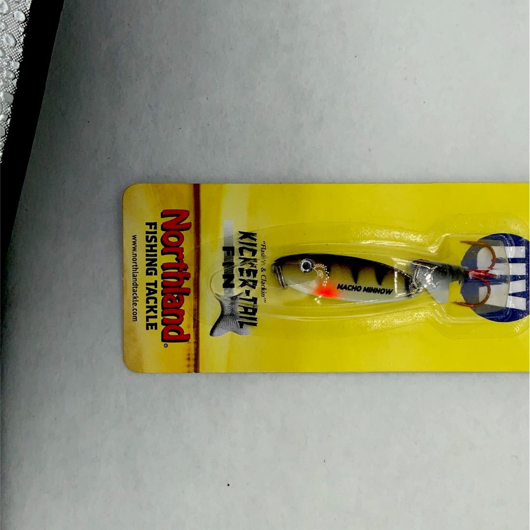 Macho Minnow 1/4oz UV Green Perch