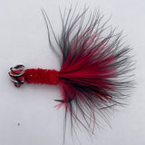Lutke Tackle Red/Black Marabou Jig