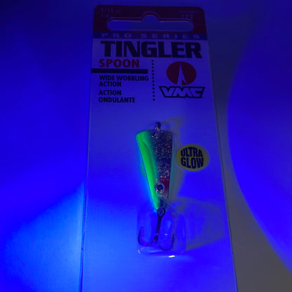 VMC Tingler Spoon 1/16 Glo Cht Shiner